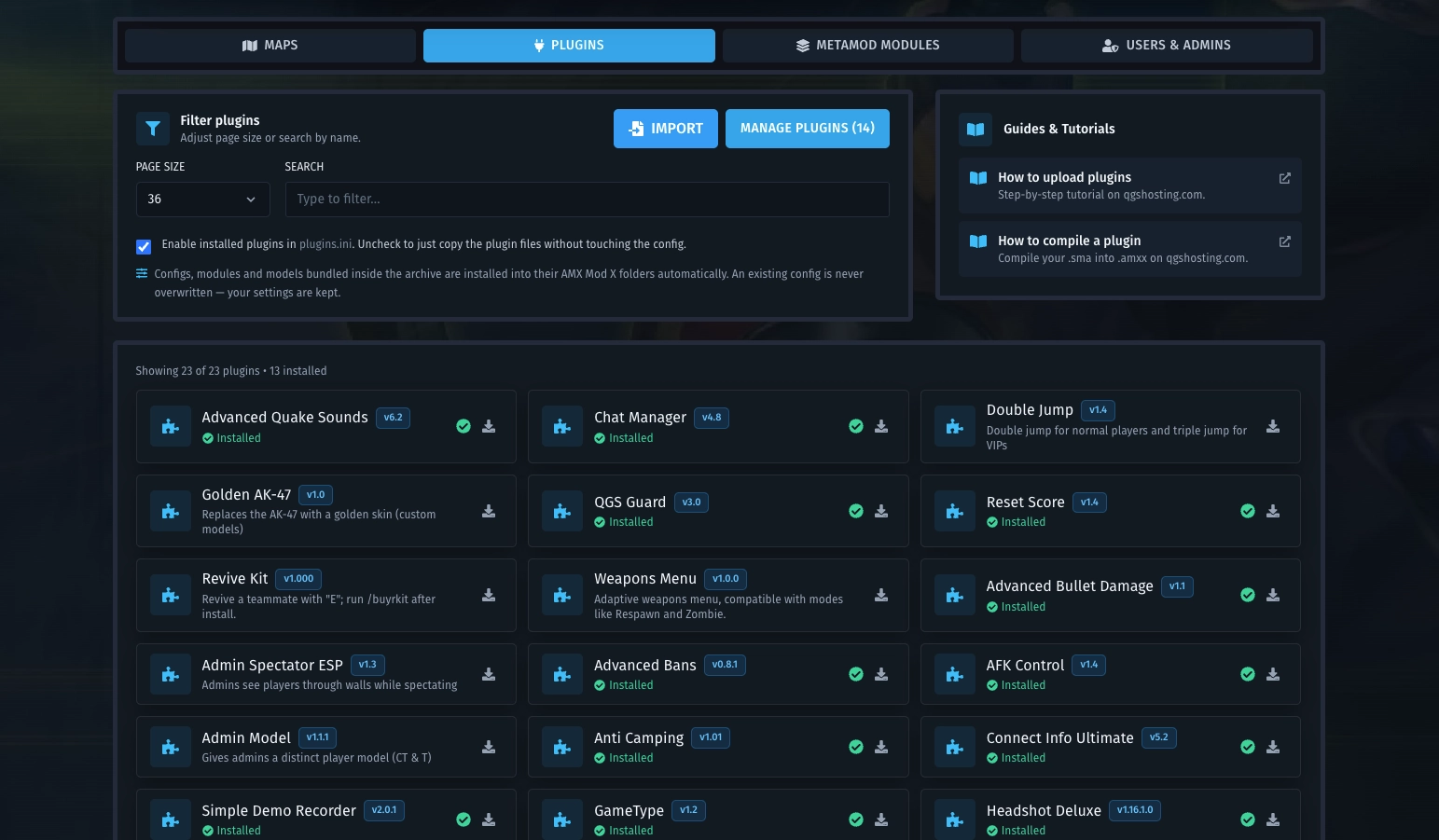 Installer plugin
