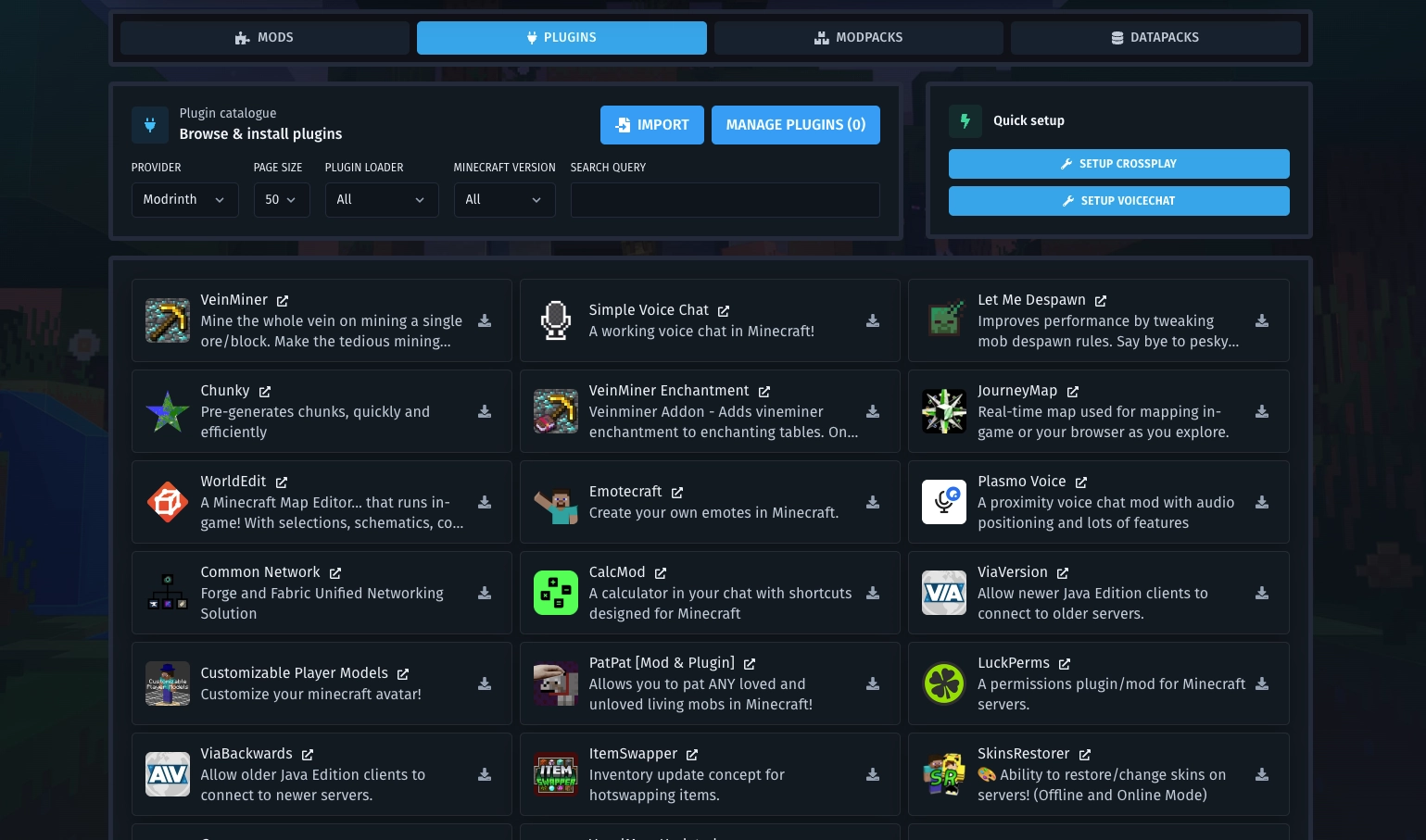 Installer plugin